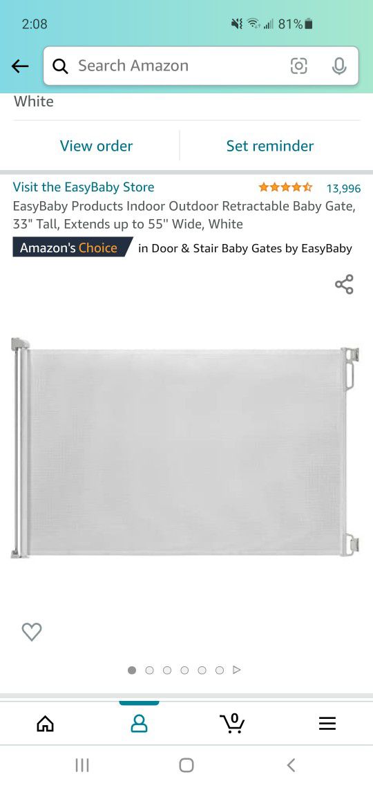 Easy Gate Baby Gate! Extends Up To 55 Inches. Only Used A Few Times 