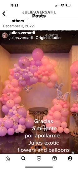 Balloon decorations 