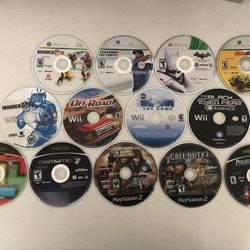Xbox Xbox 360 Ps2 Wii Disc Only Games
