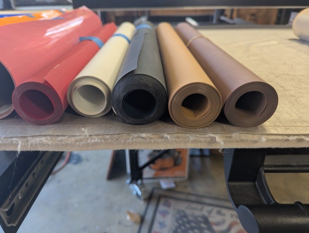 (7) Rolls Of Puff HTV Vinyl For Shirts