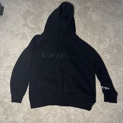 Fear of God Essentials Hoodie Black - Size Medium