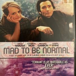 MAD To Be NORMAL (DVD-2017) David Tennant + Elizabeth Moss!