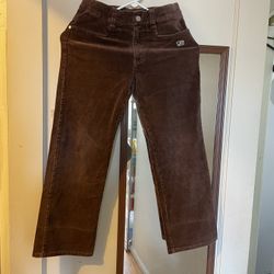 Y2K Aesthetic Phenom Brown Velvet/Corduroy Wide Leg Trousers Size 9  Brand: Phenom Kidswear (Est. Two thousand)  Color: Chocolate dark brown  Material
