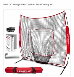 THE ORIGINAL 7X7 FT BASEBALL SOFTBALL TRAINING NET