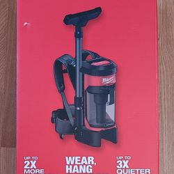 New Milwaukee M18 Fuel Cordless Backpack Vacuum Tool-only $220 Firm Pickup Only 