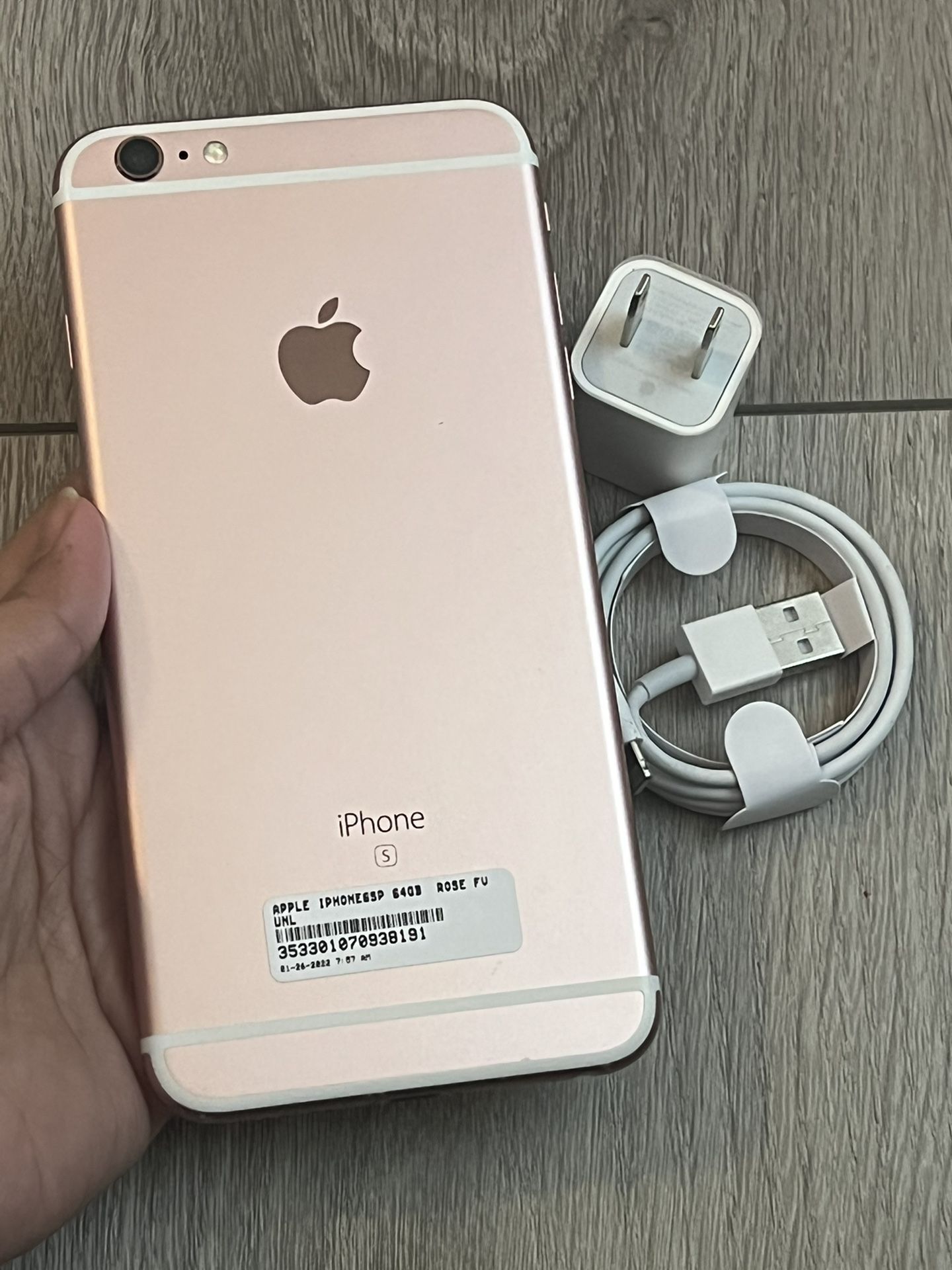 IPhone 6s Plus (64gb) Rosegold UNLOCKED