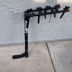 Allen Receiver Hitch Bike /Bicycle Rack In Excellent Condition- Holds Up To 4 Bikes