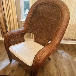 Wicker Accent Chair