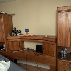 Bed Head Board With Dresser