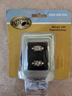 Hampton Bay Wired Door Bell 16 VAC Transformer