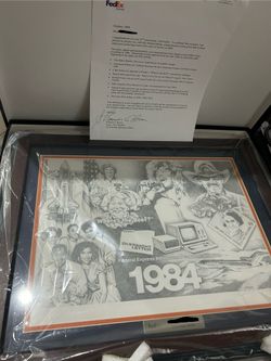 1984 Commemorative Frame