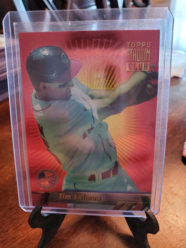 Tim Salmon '94 Topps Stadium Club Members Only Finest Insert Baseball Card