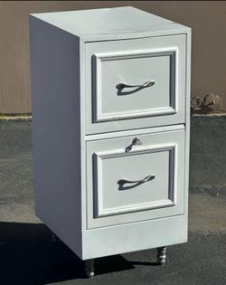 2 drawers file Cabinet + key
