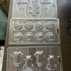 Plastic molds for cake, or chocolate - Baby Designs