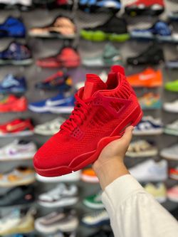 Jordan 4 Retro Flyknit Red