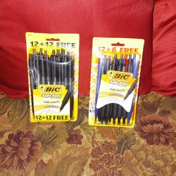 Bic SOFT FEEL PENS $7 EACH PKGE 