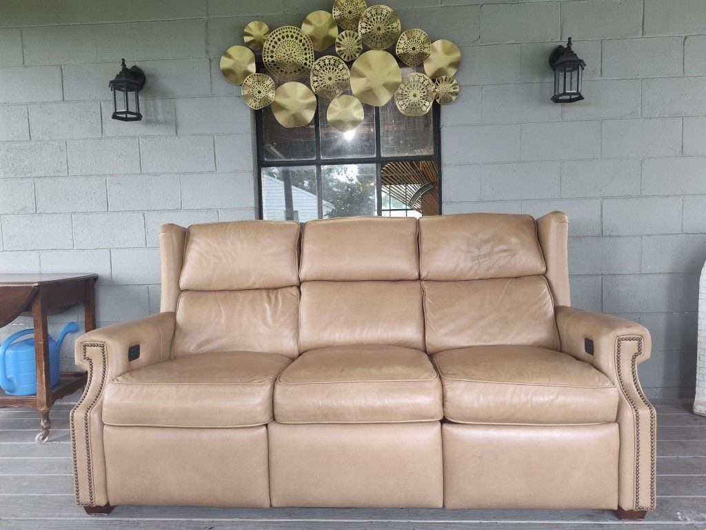 Bradington Young Leather Sofa Local Pick Up Only