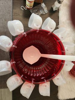 Vintage Punch Bowl Set Complete