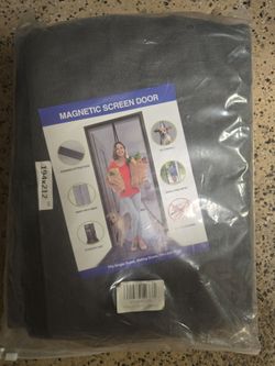 Magnetic screen door