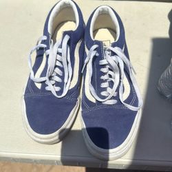 Blue Vans 