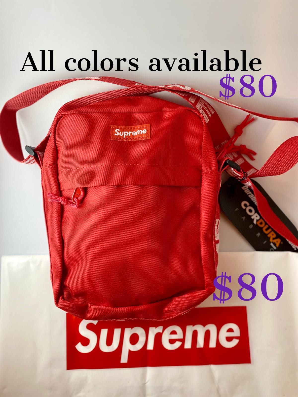 Supreme Shoulder Bag All Colors Available Brand New $80