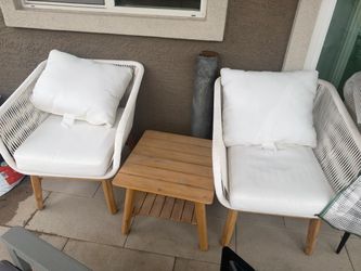 Nautica Outdoor 3pc Table & Chair Set