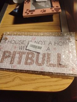 Pit Bull Door Sign