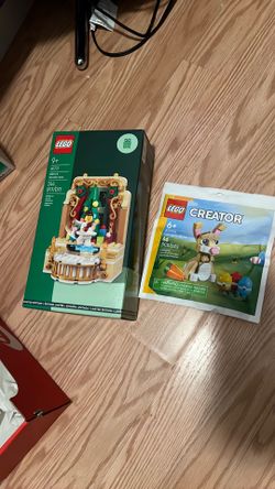 Lego ballerina set and lego bunny