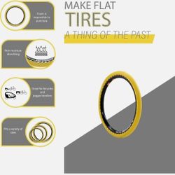 26 x 1.93 Stop-A-Flat Puncture Proof Bicycle Inner Tubes X 2