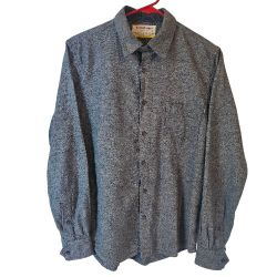 Hedley Bennett Shirt Mens Small Blue Long Sleeve Button Up Chef Chambray 