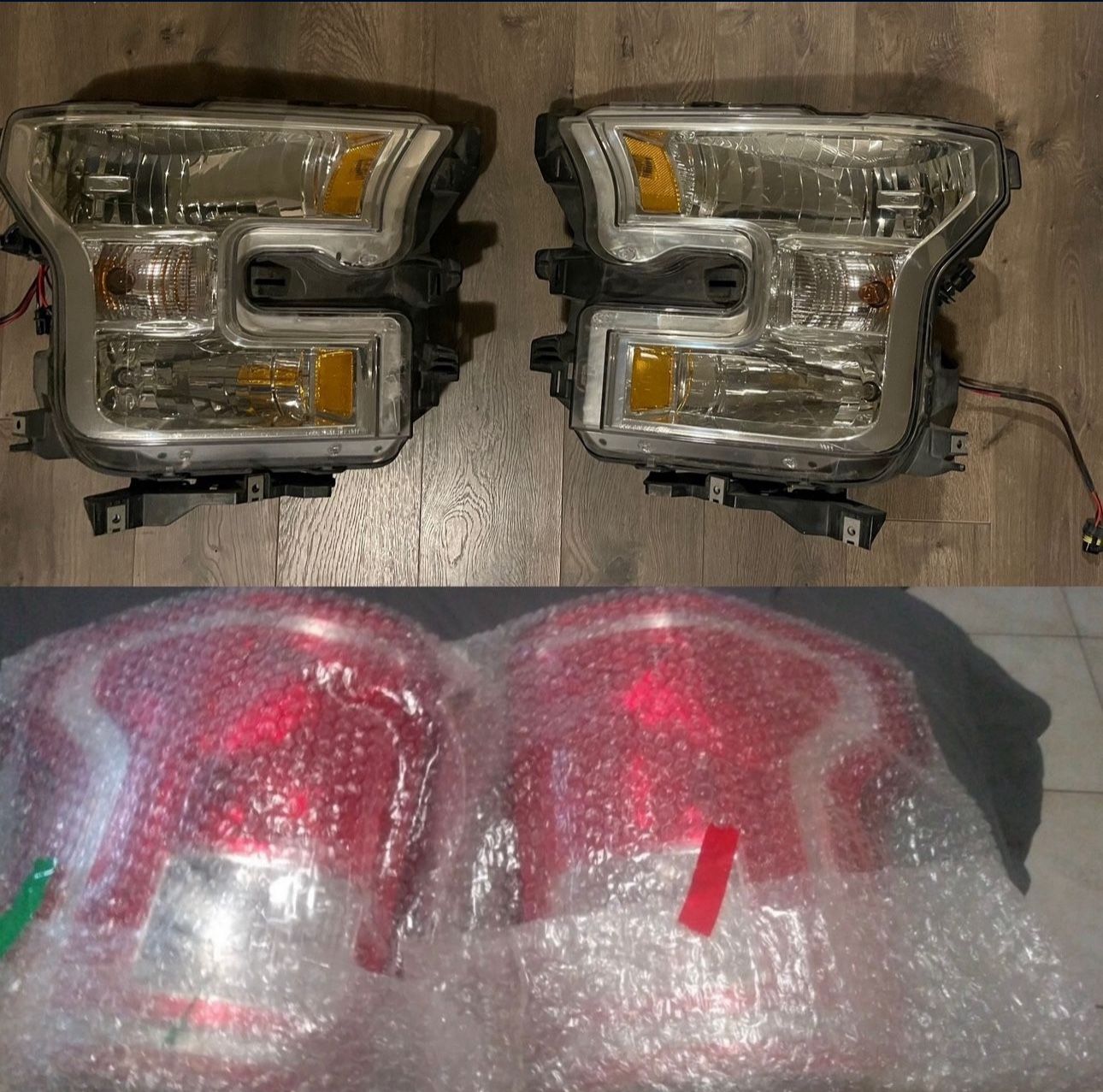 2015 2016 2017 Ford F150 F-150 Headlights & Taillights Used OEM Halogen