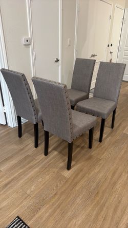 Modern gray chairs