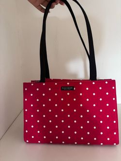 Kate Spade Red Polka Dot Tote