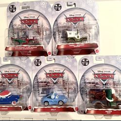 Disney Pixar Holiday Cars Variety Mcqueen, Clutch , Doc And More 
