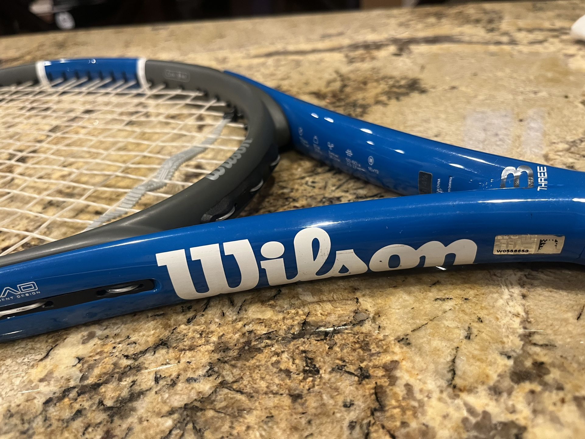 2 Wilson Tennis Rackets High End