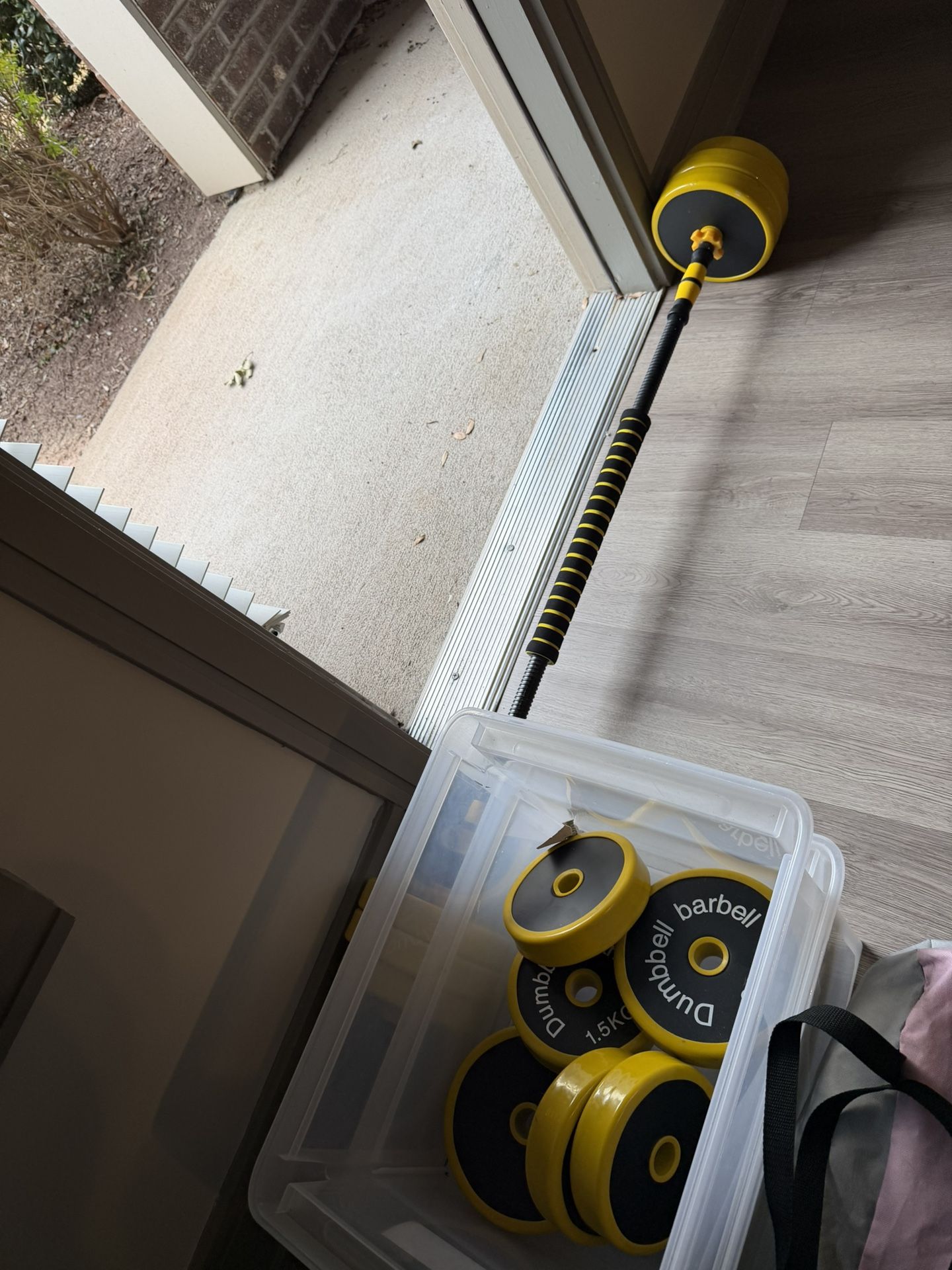 2 in 1 Adjustable Dumbbell/Barbell/Exercise/Workout