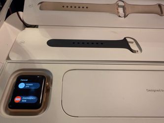 Apple Watch * Series 3 * GPS * LTE * 38mm Alum Case (Pink) * WR-50M * w/ Wrist Band.