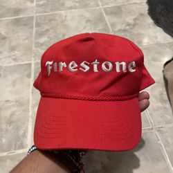Vintage Firestone Racing Rope Hat Cap
