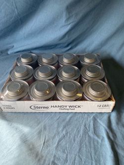 Sterno Handy Wick 7.11 oz 6 Hour Gel Fuel (12 Pack)