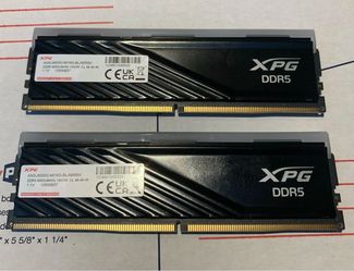 XPG DDR5 RAM 32GB (2x16GB) 6000MHz ADATA Lancer Blade RGB AX5U6000C4816G-BLABRBK