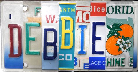 Custom Hand Made License Plates