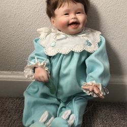 Ashton Drake Galleries “My First Tooth" Little Patricia 14" Porcelain Doll 1991