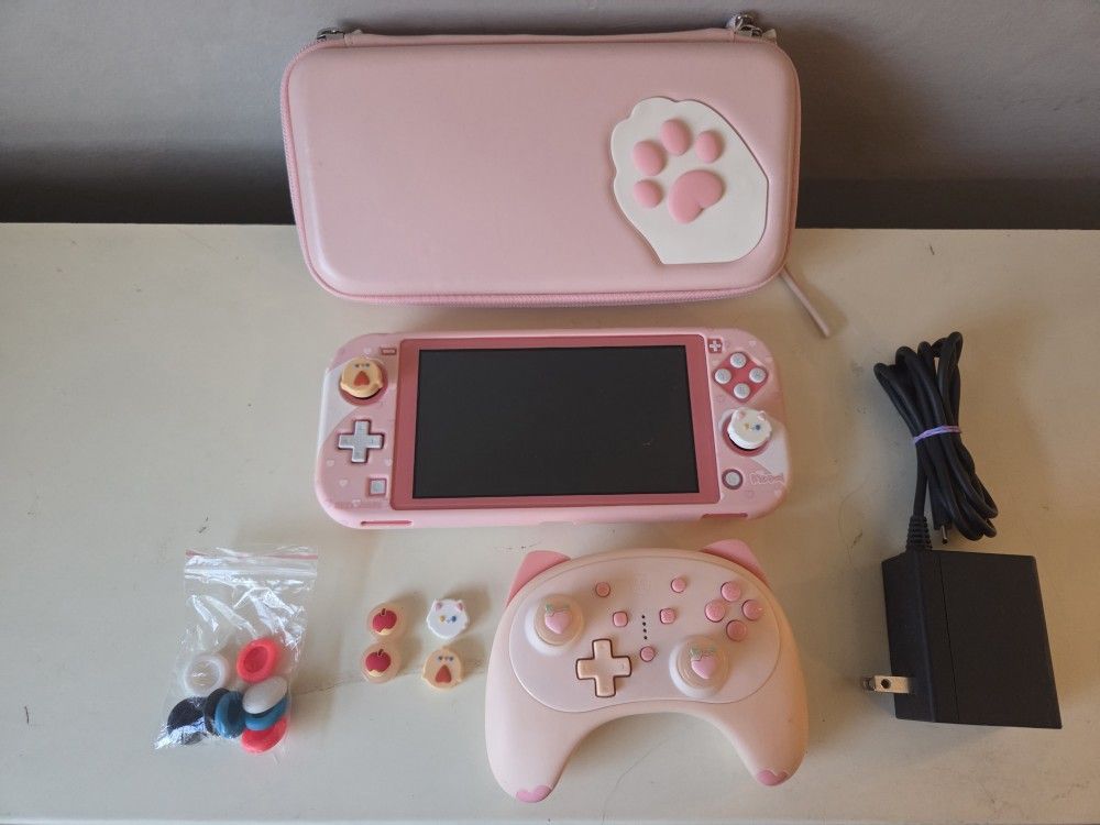Pink Nintendo Switch Lite Bundle