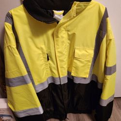 Class 3 Hi-Vis Bomber Jacket  2 XL