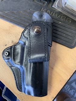 Leather holster. IWB