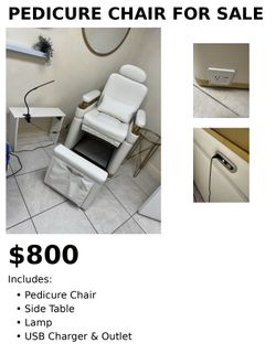 Pedicure chair