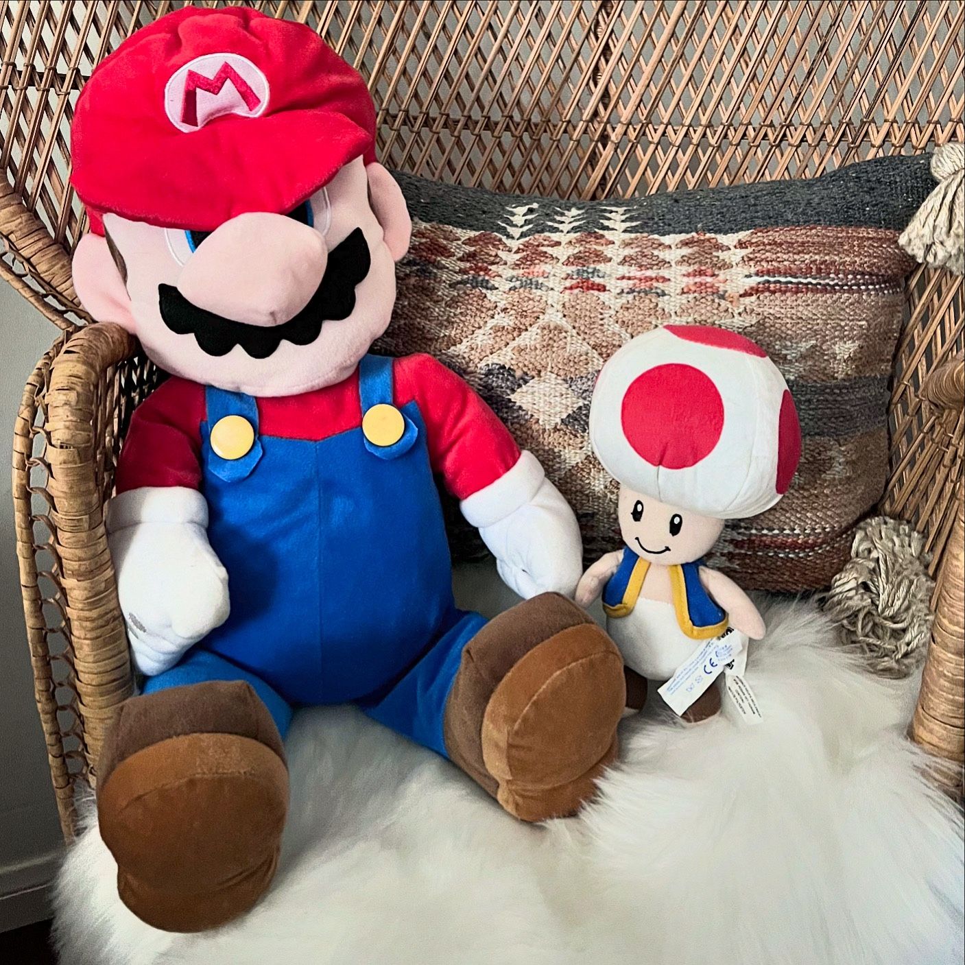 Mario mushroom pillow sale