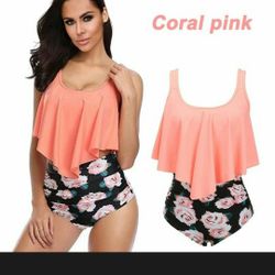 Fashion Woman Swismwaer Two Piece Bikini, Size Large 