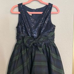 Classy Plaid Holiday Dress 