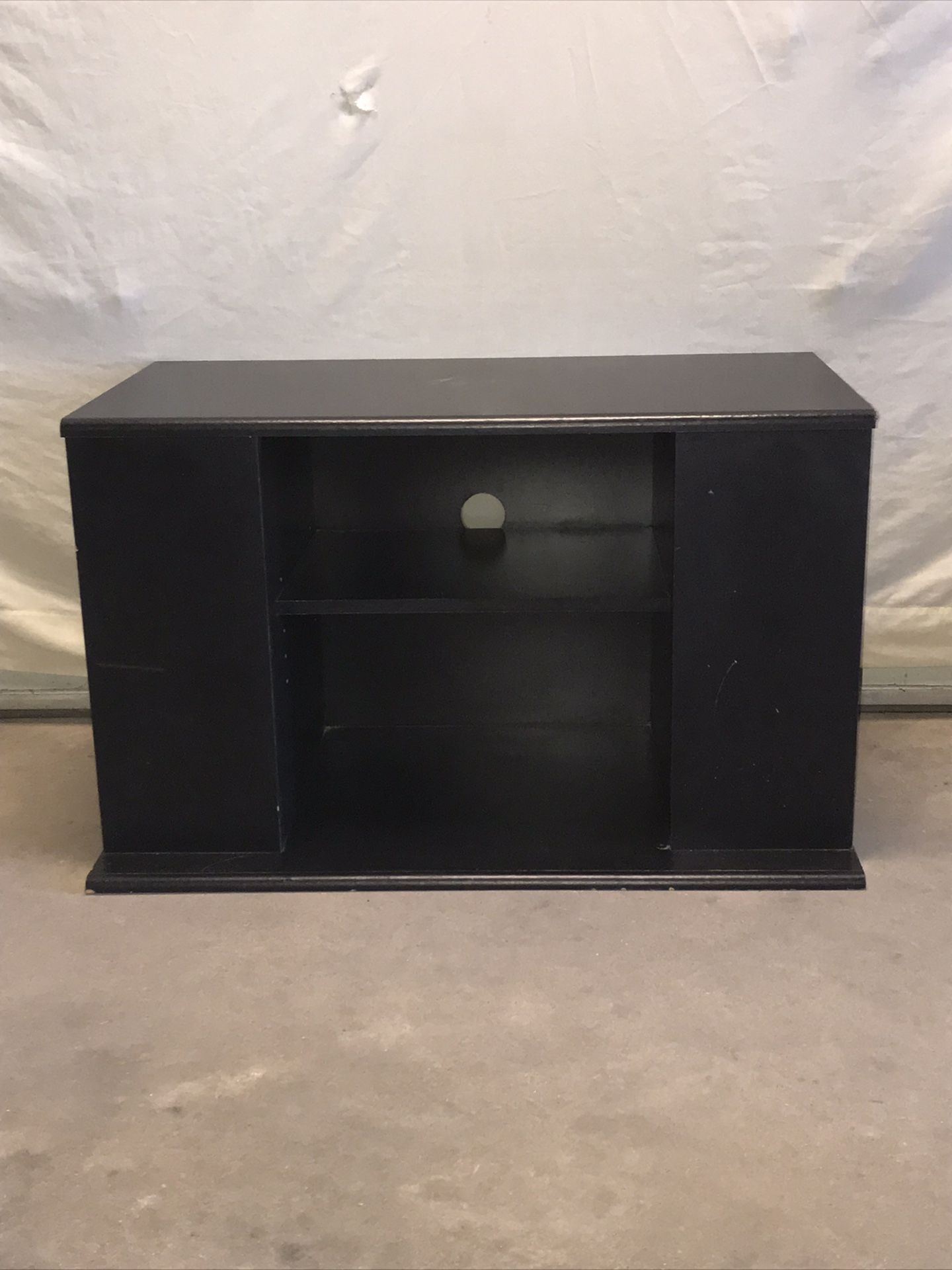 Black TV & Console Stand